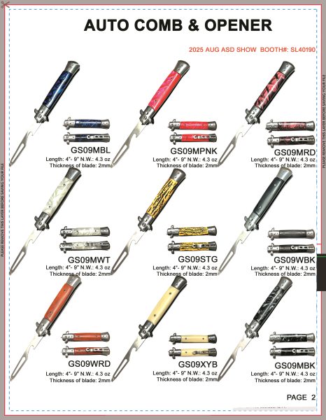AUTO COMB OPNER IN 2025 AUG SHOW 2
